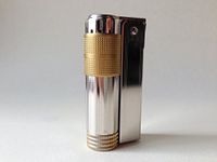 IMCO of Austria Super Triplex Engravable Gold Cigarette Lighter
