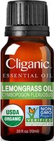 Cliganic USDA Organic Lemongrass Essential Oil - 100% Pure Natural Undiluted, Therapeutic Grade for Aromatherapy Diffuser | Premium Certified Organic, Non-GMO