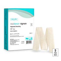 MedVance TM Alginate – Calcium Alginate Dressing, 12" Rope, Box of 5 dressings
