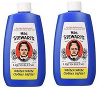 Mrs. Stewart's Concentrated Liquid Bluing Great for Laundry, 8 Ounce (Pack of 2) (Тwо Расk)