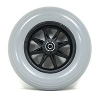 New Solutions CW221PB12 8 x 2 in. Caster Wheels with Molded-on Tires & B12 Bearings for Wheelchair44; Set of 2