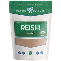 USDA Certified Organic Red Reishi Mushroom Powder, 8 Ounces, Non GMO, Gluten Free, Packaged in California, Ganoderma Lucidum/Lingzhi