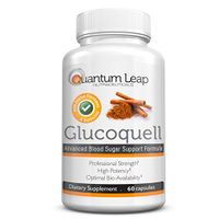Advanced, 100% Complete Blood Sugar Support Formula. Glucoquell, Clinical Strength with Ceylon Cinnamon and Berberine