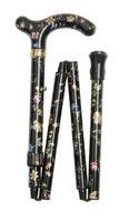 Petite Folding Derby in Black Floral