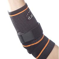 BRD Sport Medical Grade Elbow Brace with Adjustable Strap, Relieves Tennis Elbow Golfers Elbow Tendinitis Epicondylitis , Made in USA , FDA Registered , Premium Elbow Support (Black, Medium)