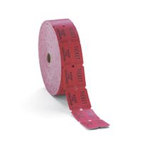 Generations Consecutively Numbered Double Ticket Roll, Red, 2000 Tickets/Roll (22041)