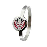 Aromatherapy Essential Oil Diffuser Stainless Steel Magnetic Skull Amulate Pendant 25mm Solid Perfume Bracelet for Oils