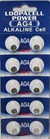 LOOPACELL Replacement Battery Button Cell for Maxell LR626 AG4 Pack of 10 Batteries