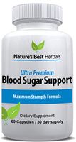Ultra Premium Blood Sugar Support Supplement | Natural Glucose Control | 20 Powerful Ingredients for Healthy Insulin Uptake | Includes Cinnamon, Chromium, ALA and More | 60 capsules/30-day Supply