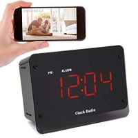 Spy-Max SG Home CVR Live Steam Real Time Video - Clock Radio Hidden Camera w/Night Vision + WiFi Cloud Video Recording