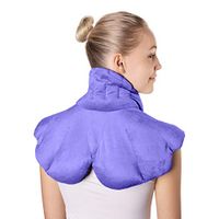 MK Dr Recommended (Bonus Eye mask) Lavender & Grey Microwavable Heating Pad for Neck and Shoulders, Lavender Neck Wrap Microwavable, Lavender Heating Pad Microwavable, Neck Wrap, Anxiety Relief