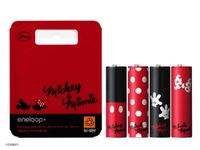 eneloop Disney Design AA-size 1,900mAh Battery 4-Pack | HR-3UTGB4D ( Japanese Imports )