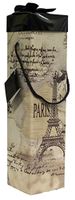 EndlessArtUS Medoc Wine Gift Box, EZ Wine Caddy. Easy to Assemble and No Glue Required. (Paris)