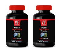 Liver Function Supplements - Liver DETOXIFIER Formula - Supports Liver Health - Dandelion Milk Thistle - 2 Bottles 120 Capsules