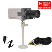VideoSecu 700TVL Built-in Effio Color CCD Security Camera Day Night Vision High Resolution for CCTV DVR Home Video Surveillance with 6-60mm Vari-Focal Zoom Lens, Power Supply and Camera Cable 1P6