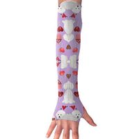 Bichon Frise Valentines Day UV Protection, Compression & Cooling Arm Sleeves For Cycling/Golf/Basketball/ Other Sports