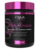 NLA for Her - Her Garcinia - Potent 60% HCA (Hydroxycitric Acid) Garcinia Gambogia - Suppots Weight Loss & Promotes Lean Body Composition with Green Coffee Bean Extract - 60 Capsules
