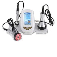 40K Fat Massage Tools, Multifunctional Body, Skin and Facial Lifting Beauty Massager Face Lift Smooth Fine Lines for Neck/Belly/Waist/Thigh/Calf and Buttocks (3 Massage Heads) CE, FDA Approval