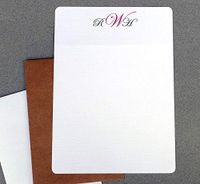 Contemporary Monogram Letter Writing Stationery Set, Men's Writing Paper Correspondence Sheets, Personalized Women's Monogrammed Stationary Set, Custom Writing Paper