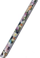 Punch Studio Heavyweight Premium Gift Wrap Sheets, 3 ct, Gold Glitter Embellished Painted Floral 16675