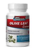 Energy Boost for Men - Olive Leaf Extract 500MG - ANTIOXIDANT - Immune Booster - Olive Leaf Bulk Supplements - 1 Bottle (60 Capsules)