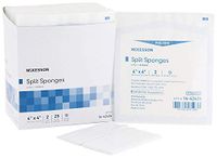McKesson Performance Plus Gauze Drain Split Sponge 6Ply Sterile 4"X4" - 2 per pack, 25 packs per box by McKesson [Beauty]