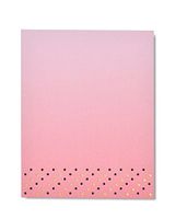 Gartner Studios Pink Ombre & Gold Foil Polka Dot Note Cards, 10 count