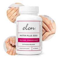 ELON Matrix Plus 3000 for Stronger and Healthier Nails – 60 Tablets | Professionally Formulated to Nourish, Enhance & Strengthen Nails | Designed with Biotin, L-Cysteine & Silicon Dioxide