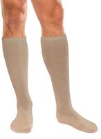 Therafirm Core-Spun 20-30mmHg Moderate Graduated Compression Support Knee High Socks (Khaki, XXL)