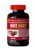Blood Pressure Vitamins for Men - Beet Root 1000MG - Rich Source of Vitamins and Minerals - Beet Root Gel Capsules - 1 Bottle 120 Capsules