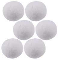 6pcs Natural Organic Wool Clothes Dryer Balls Laundry Fabric Softener Reusable Shorten Drying Time Soften and Fluff Fabric Reduce Static