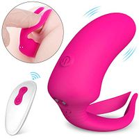 AYQZF Pleasure ToyPênísRǐngs Remote Control Víbrātíng Scrotum C-õck Rǐng Cl-ǐt Stímulatór Sextor Toys for Men Prevent,Black with Remote&