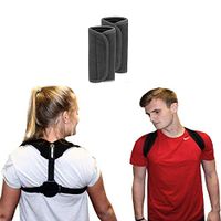 Uniqua Craft Premium Posture Corrector for Women & Men, Corrects Slouching, Relieves Upper Back & Shoulders Pain, Hunching & Bad Posture, Thoracic Kyphosis Brace - Bonus Underarm Pads