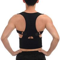 KIWI RATA Back Brace Posture Corrector Fully Adjustable Support Brace Improves Posture Lower Lumbar Support for Slouching & Hunching Thoracic Kyphosis Lower Upper Back Neck Pain