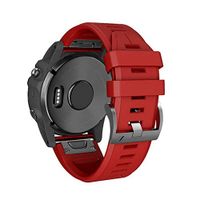 Lyperkin Compatible with Garmin Fenix 5X Plus Watch Band, Fashion Quick Release Soft Silicone Watch Strap Replacement Buckle Strap Wristband Watch Band Wrist Strap, Easy Fit - Multicolor