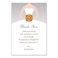 30 Thank You Cards Notes Spring Bridal Shower Cards + 30 White Envelopes