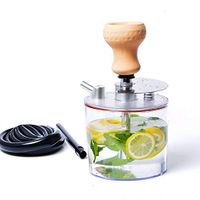Kumiy 10" Mini Hookah, 1 Hose Hookah Combo Kit Set, Premium Arab Hookah Set, Shisha Smoking Party Set with 1 Pro Lounge Hoses