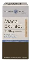 Vitamin World Maca Extract 1000mg, Exotic Herb for Men 60 Capsules