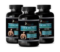 libido Aphrodisiac - Extreme Male Pills 2185 Mg - Extra Strength Formula - tribulus terrestris for Men Fertility - 3 Bottles 180 Tablets