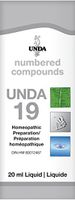 UNDA - UNDA 19 Numbered Compounds - Homeopathic Preparation - 0.7 fl. oz.