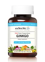 Eclectic Ginkgo 450 Mg Fduv with Glass, Blue, 50 Count