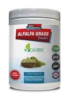 Organic antioxidant Powder - Alfalfa Grass Powder - Organic Dietary Supplement - Alfalfa Organic Powder - 1 Can 8 OZ (56 Servings)
