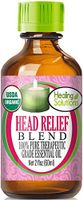 Organic Head Relief Blend Essential Oil (100% Pure - USDA Certified Organic) Best Therapeutic Grade Essential Oil - 60ml