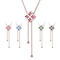 RoyAroma Aromatherapy Essential Oil Diffuser Necklace Rose Gold Stainless Steel Square Pendant for Women and Girls with 8PCS Felt Pads