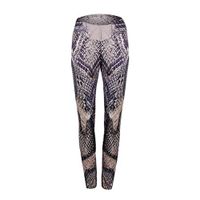 Jiayit Yoga Pants for Women Women's Python Print Yoga Leggings Skinny Sport Gym Running Jogging Pants Trousers