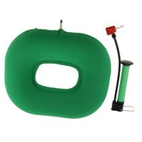 MagiDeal Comfortable Donut Inflatable Chair Cushion Wheelchair Hemorrhoid Seat Pillow + Air Pump for Back Coccyx Tailbone Pain Lumbar Support