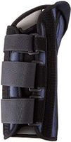 Sammons Preston R-Soft Wrist Brace with Thumb Spica, Left, Medium, Black