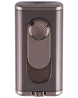 Xikar Verano Flat Flame Cigar Lighter, Attractive Gift Box, Elegant Metal Construction, Gunmetal