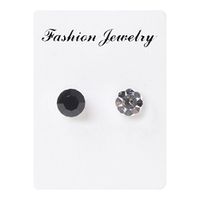Hacloser 1 Pair Magnetic Earrings for Weight Loss Magnetic Therapy Stud Set (Pink)