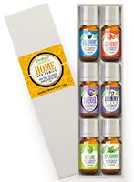 Essential Oil Set - Home & Family Set 100% Pure, Best Therapeutic Grade Essential Oil Kit - 6/10mL (Calm Body/Calm Mind, Lavender, Grapefruit, Harmony, Key Lime, and Spearmint)